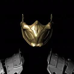 dfgdfgthyjukjl.gif Scorpion mask and Full armor Cosplay Mortal kombat costume