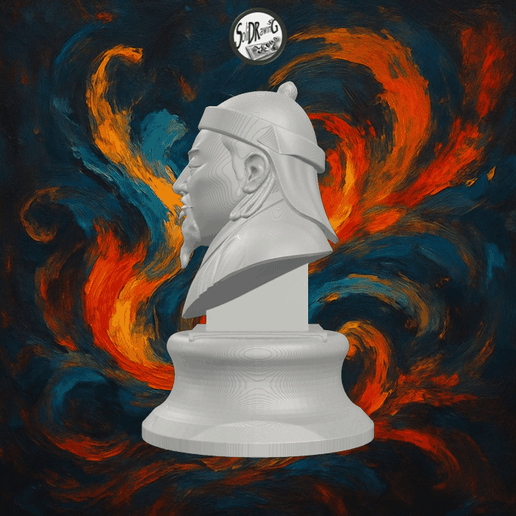 Kublai Khan Mongol Emperor Bust – SoliDRawinGs SG3269