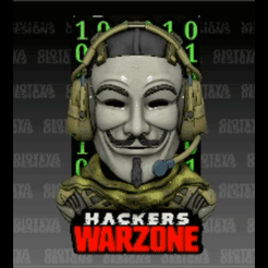 hacker.gif Fichier STL Zone de guerre des hackers・Objet pour impression 3D à télécharger