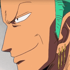 GIF.gif STL file ZORO EARRINGS / ONE PIECE ANIME・Template to download and 3D print
