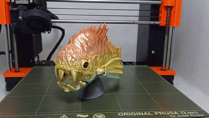 rey SS SS9 Rae ne STL file Articulated Print-In-Place Monster Piranha・3D printer design to download, Avoline3D