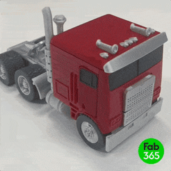 Marmon_00.gif 3D-Datei Zusammenklappbarer Marmon Truck HDT-AC-86 1973・3D-Drucker-Vorlage zum herunterladen