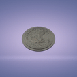8.gif STL-Datei Wanddekorationsset Münzen von Amerika・3D-Druck-Idee zum Herunterladen, satis3d