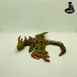 Unbenanntes-Video-–-Mit-Clipchamp-erstellt.gif Majestic Elder Dragon - Fully Articulated - Print in Place - No Supports - with Articulated Wings - Flexi