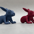 gif-pareja-de-liebres.gif Fichier 3D Lièvre bondissant・Objet imprimable en 3D à télécharger, ergio959