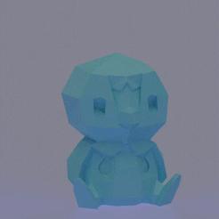 0001-0156-6.gif STL file Piplup Low Poly・3D printing template to download, madDoctor