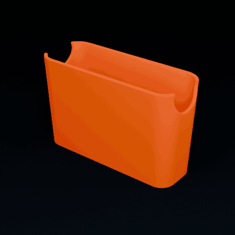 Drawer organizer trough 74 x 29 x 50 mm – fills the 30 mm gap in 43 cm deep drawers