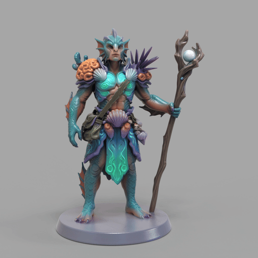Simic Hybrid Druid Miniature