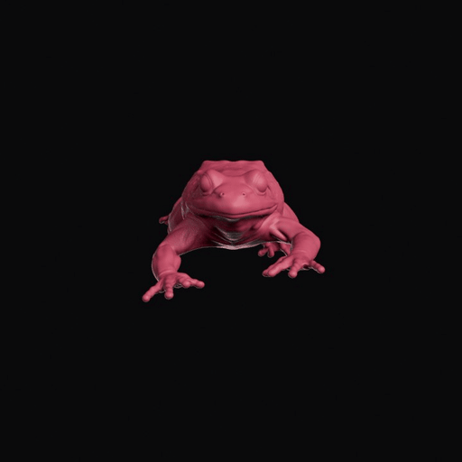 Leaping Bullfrog Figurine