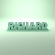 Richard_Playful.gif Richard 3D Nametag - 5 Fonts