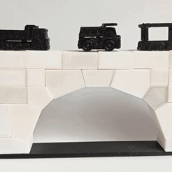 vid.gif 3D file Puzzle Roman Bridge・Model to download and 3D print