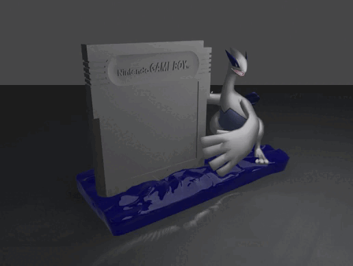 🐉 Lugia Lugia Cartridge Holder Pokemon Silver Game Boy Color・ STL File ...