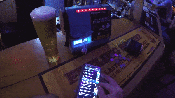 bar-charge-vid.gif STL file Coin Operated Phone Charger・Model to download and 3D print, ShipwreckedMonkey