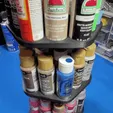 demo.gif Rotating Acrylic Paint Storage