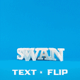 TEXT « FLIP Text Flip - Swan