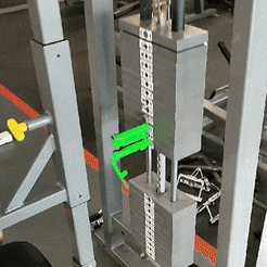 gif-laag.gif STL file Gym dropset pin・Design to download and 3D print