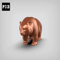 gif.gif STL file giant panda pose 02・3D print model to download