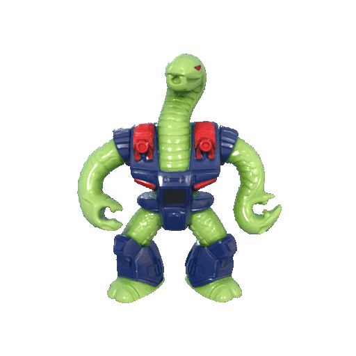 6-triple-threat-snake Battle Beasts 3D model