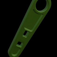 02-Wrench-360.gif Бесплатный STL файл Тактический гаечный ключ EDC fidget 02 для скорой помощи, пожарных, полиции или военных・3D-печатная модель для загрузки