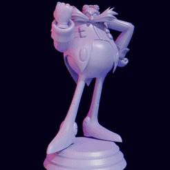 twist.gif Fichier STL Dr. Eggman - Collection de figurines Sonic・Modèle imprimable en 3D à télécharger