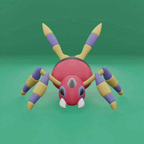 Ariados2.gif Pokemon No. 168 Ariados