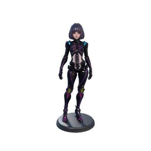  Cyborg Girl Skeleton STL File For 3D Printing Cults