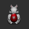 ZBrush-Movie.gif Easter bunny egg keychain