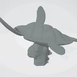 tortue-mer.gif PACK Scan 3D Sea Turtle Sculpture statuette decoration