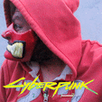Gif-Mask-Cyberpunk-2077.gif Cyberpunk 2077 Mask Fan ART