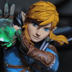 Link_Zelda_Gif.gif Link Zelda: Tears of the Kingdom - TOTK  - Premium statue for 3d printing