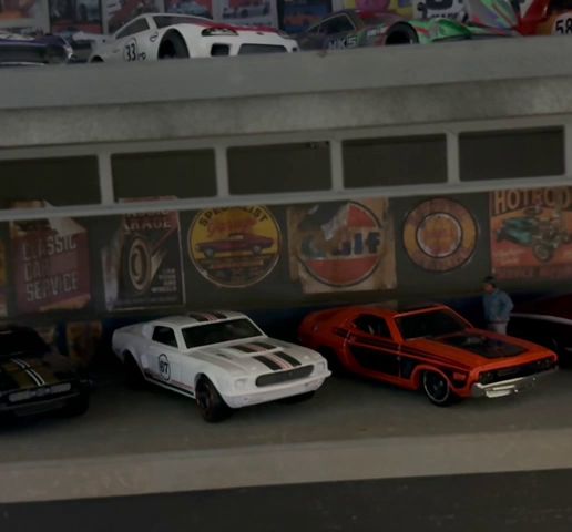 garage.mp4 1:64 Diecast Garage modulaire à étagères