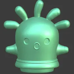 20220801_133904.gif STL file SQUEEKOID - Gyroid - Animal Crossing New Horizons・3D printable model to download