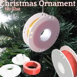 thumbnail-gif.gif Filament Reel Christmas Ornament