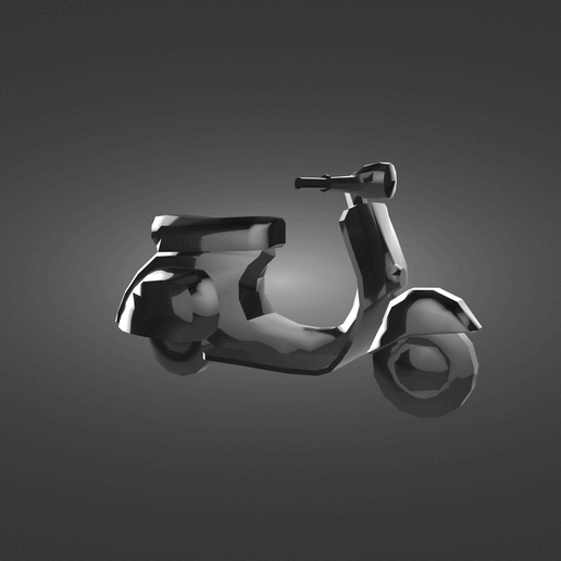 🏍️ retro moped・ STL File for 3D printing・Cults
