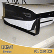 Elegant.gif Playstation 5 SLIM Horizontal Stand | PS5 - Disc Version - ELEGANT