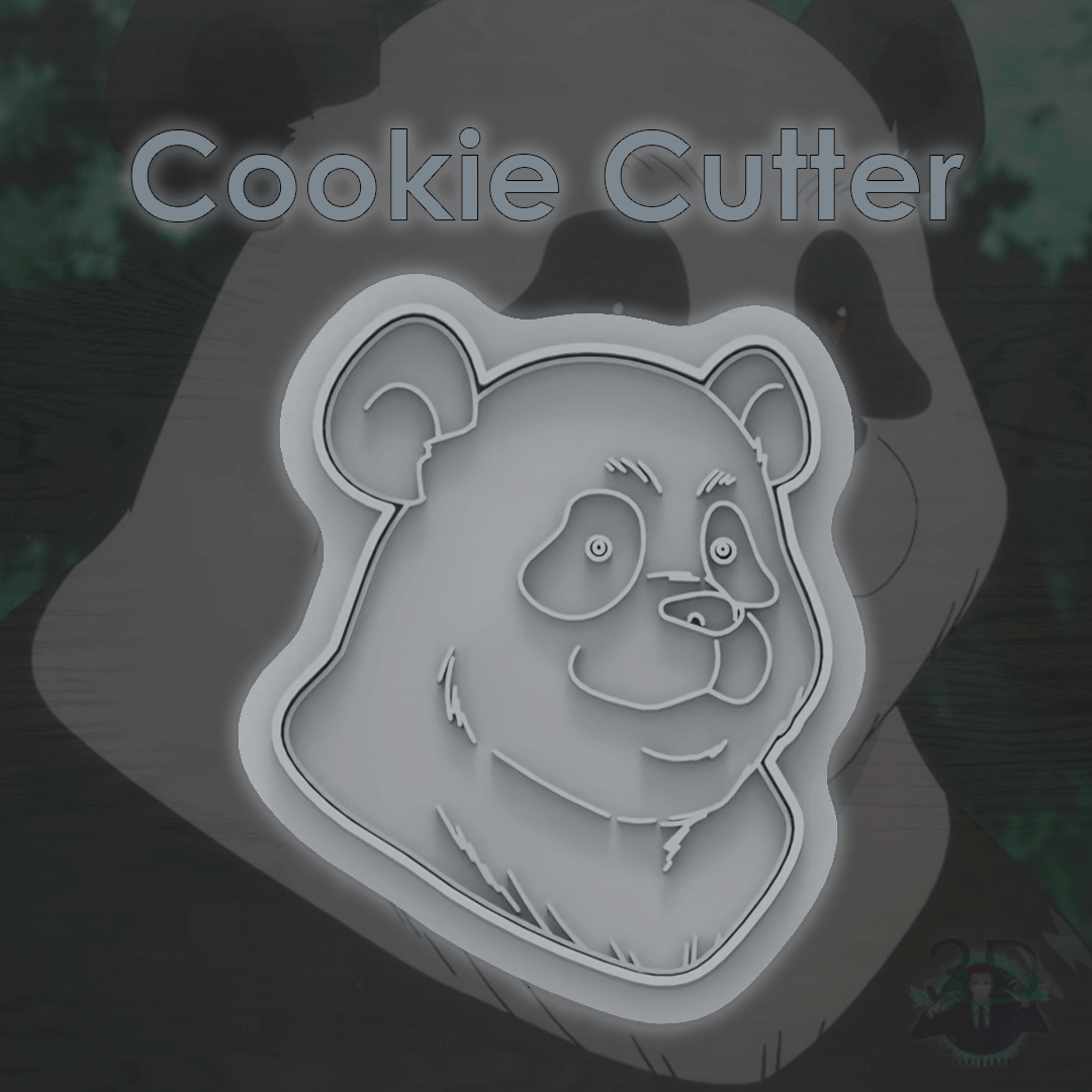 Archivo STL gratuito PANDA COOKIE CUTTER / JUJUTSU KAISEN・Idea de