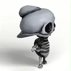 gif.gif Cute Chibi Skeleton