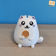 gif01.gif So Kawaii cat super cute and funny [piggy bank, box, pot, decorative character]