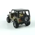 ezgif.com-gif-maker-8.gif STL file Open JEEP CJ7 with separate hardtop・Design to download and 3D print