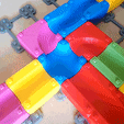 MarbleRunBlocks-CrossX.gif STL file Marble Run Blocks - Extension pack・3D print object to download