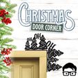 049a.gif 🎅 Christmas door corner (santa, decoration, decorative, home, wall decoration, winter) - by AM-MEDIA