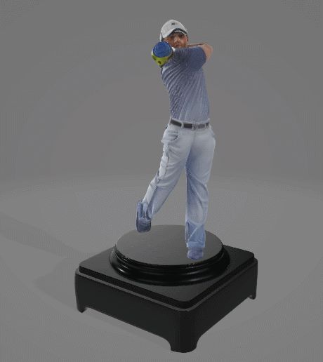 GIF.gif COLLECTIBLE SCULPTURE GOLFER