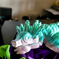 gif3.gif Télécharger fichier STL Bébé axolotl volant • Objet à imprimer en 3D, Sassiecat3d