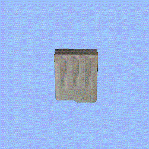 sd gif.gif Download free STL file Geared SD Card Case with Snap-fit Hinge and magnets too :) • 3D printing model, KaziToad