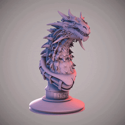 Meleys_Turn.gif STL file 🐉MELEYS - HOUSE OF THE DRAGON・3D printing model to download, TwistyPrints