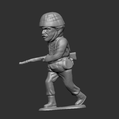 soldado.gif Archivo STL gratuito Alberto Fernandez contra la inflación・Design para impresora 3D para descargar