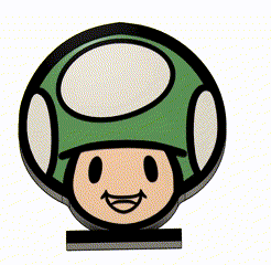 mario-power-up.gif STL file mario life up light・3D printing model to download, lefty3d