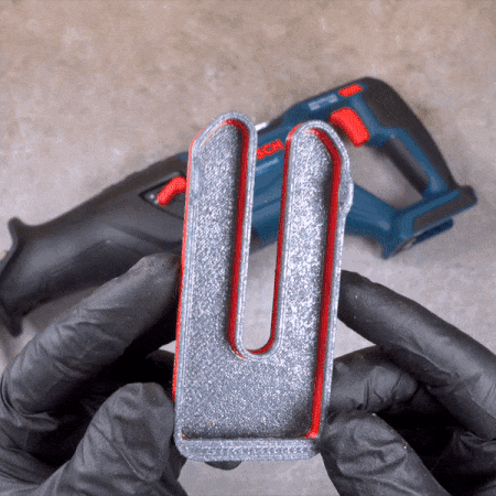 Scratch Protection Pad for Bosch Reciprocating Saw like GSA 185 Li - 3D model önizlemesi