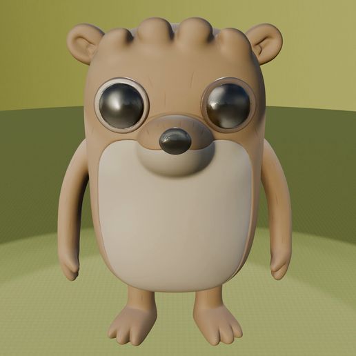 🦝 Rigby Regular Show Funko pop・ STL File for 3D printing・Cults