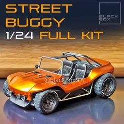 0.gif 3D file STREET BUGGY FULL MODELKIT 1/24・3D print object to download